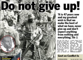 Flashback: PNG's "general" Julius Chan at the frontline