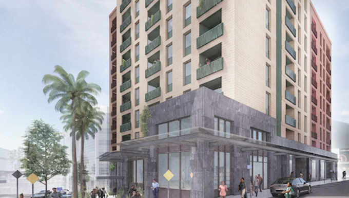 An artist’s impression of the $100 million apartment for Manukau
