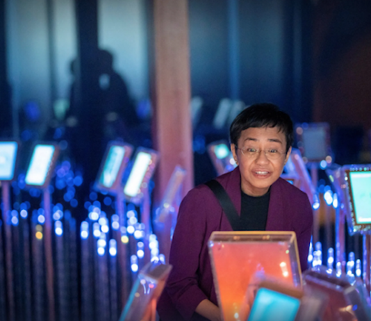 Nobel Peace Prize co-laureate Maria Ressa