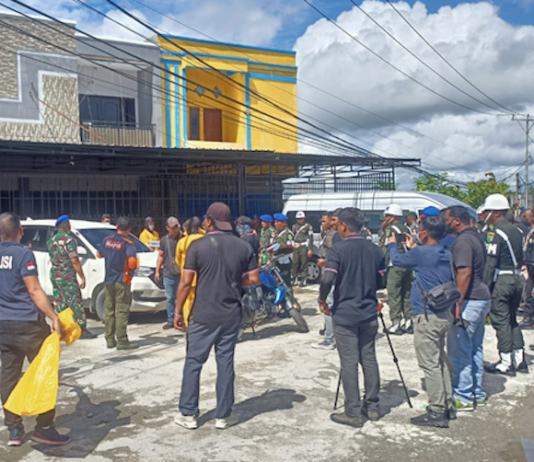 The reconstruction of the murder and mutilation of four West Papuans