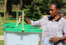Voting in the Papua New Guinean national election