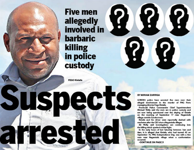 Five men allegedly involved in the 