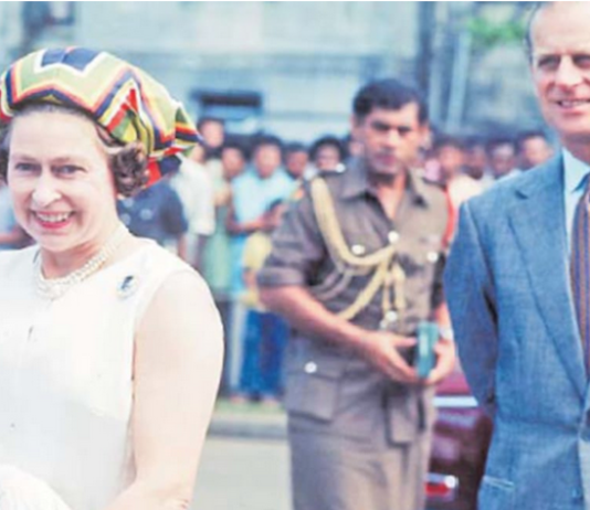 The late Ratu Epeli Nailatikau (rear) during Queen Elizabeth II and Prince Philip’s visit to Fiji in 1977