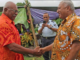 Sitiveni Rabuka (left) with Voreqe Bainimarama in 2018.