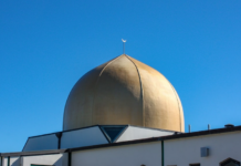 Al Noor mosque, where the majority of deaths took place during the Christchurch terror attack on 15 March 2019