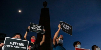 Filipino press freedom and human rights activists
