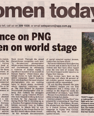 Vlad Sokhin documents violence against PNG women