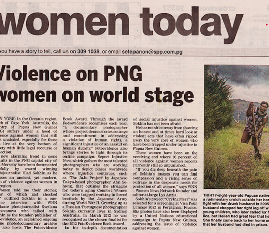 Vlad Sokhin documents violence against PNG women