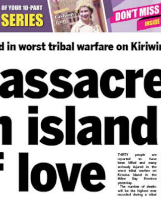 v"Massacre on island of love" - PNG Post-Courier