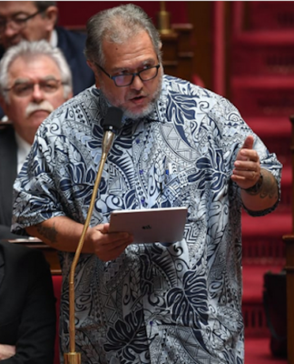 Pro-independence Tahitian MP in Paris Moetai Brotherson