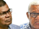 Opposition NFP leader Professor Biman Prasad (left) and Prime Minister Voreqe Bainimarama