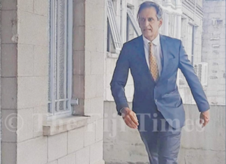 Lawyer Richard Naidu outside the High Court in Suva