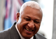 Fiji Prime Minister Voreqe Bainimarama