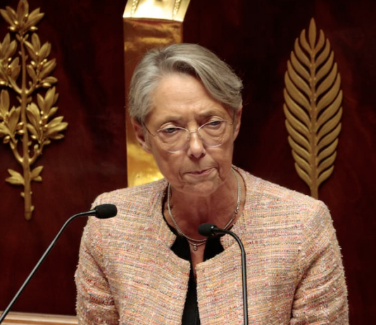 French Prime Minister Elisabeth Borne
