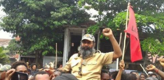 Ex-political prisoner and a Papuan civil rights leader Filep Karma