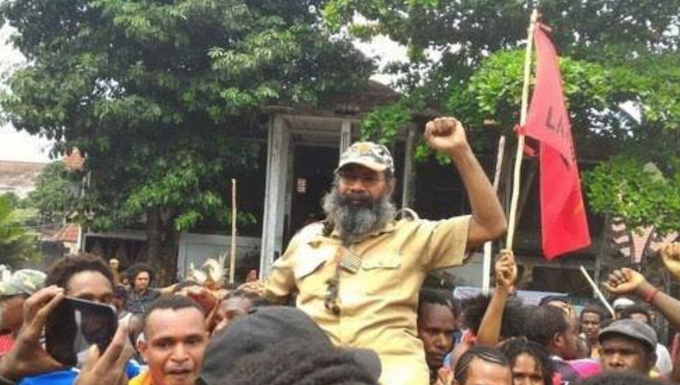 Ex-political prisoner and a Papuan civil rights leader Filep Karma