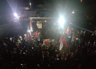 The funeral of Papuan independence leader Filep Karma