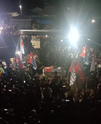 The funeral of Papuan independence leader Filep Karma