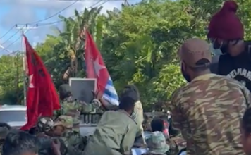 Papua's funeral procession for Filep Karma today