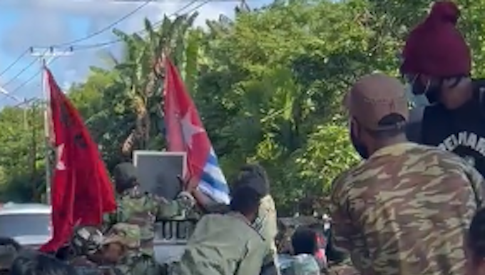 Papua's funeral procession for Filep Karma today