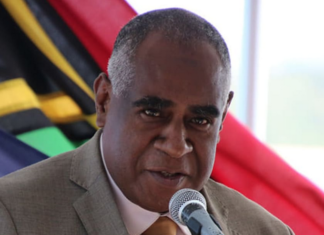 Vanuatu's new Prime Minister Ishmael Kalsakau