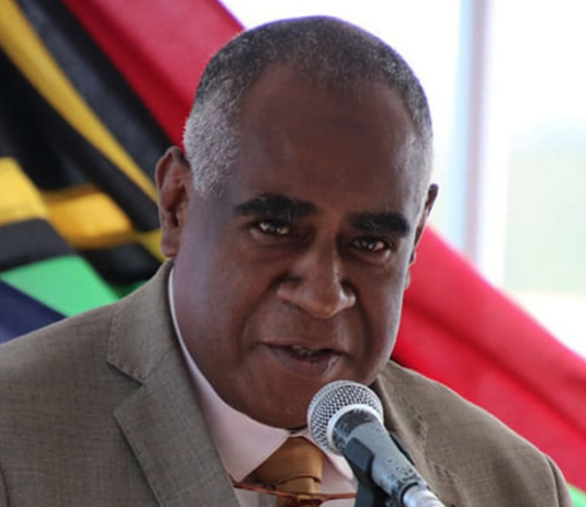 Vanuatu's new Prime Minister Ishmael Kalsakau