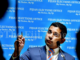 Fiji Supervisor of Elections Mohammed Saneem raises a point