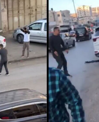 Stills of the execution of Ammar Mefleh in Huwwara, just south of Nablus, Occupied Palestine,