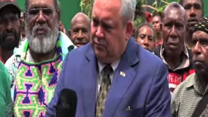 PNG Foreign Minister Justin Tkatchenko