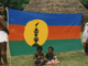 The Kanak flag designed by the pro-independence FLNKS