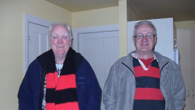 CAFCA stalwart and prolific reviewer Jeremy Agar dies Jeremy Agar (right) and Murray Horton in Crusaders/Canterbury supporters regalia
