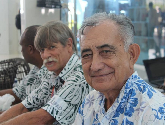 Tahitian pro-independence Oscar Temaru leader