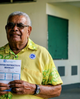 Voters share ‘integrity and truth’ vision of a strong Fijian democracy Remesio Rogovakalali hopes for more engagement between Fiji government, non-government organisations and unions