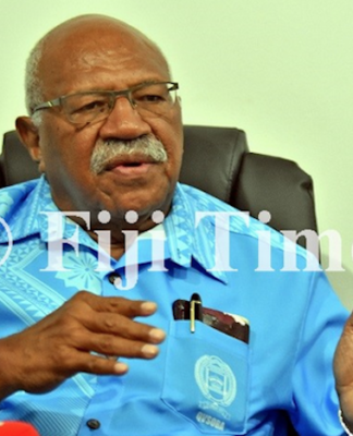 PAP leader Sitiveni Rabuka