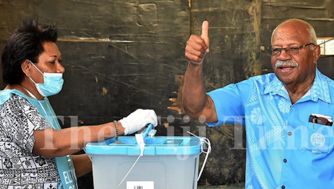 People’s Alliance leader Sitiveni Rabuka