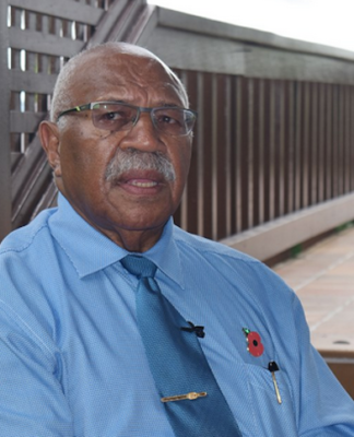 People's Alliance party leader Sitiveni Rabuka