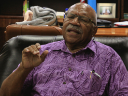 Fiji Prime Minister Sitiveni Rabuka