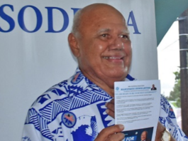 Sodelpa leader Viliame Gavoka
