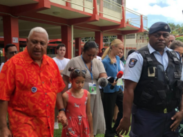 FijiFirst party leader Voreqe Bainimarama
