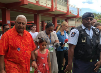 FijiFirst party leader Voreqe Bainimarama