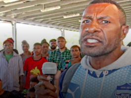 Stranded passengers at the capital Port Moresby's Jacksons Airport