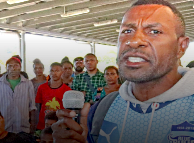 Stranded passengers at the capital Port Moresby's Jacksons Airport