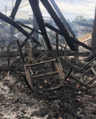 The charred remains of the Malvatumauri of the National Council of Chiefs