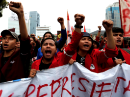 Indonesian protesters demonstrate in Jakarta over human rights violations
