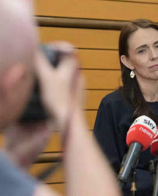 Outgoing NZ Prime Minister Jacinda Ardern