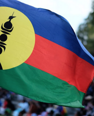 The flag of Kanaky
