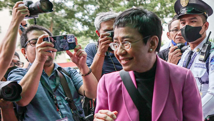 Nobel laureate and Rappler Holdings Corporation president Maria Ressa