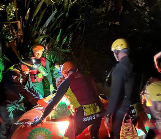 Volunteer rescuers from Auckland's Muriwai lifeguard squad
