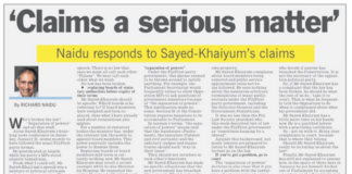 Fiji lawyer Richard Naidu's reply to former attorney-general Aiyaz Sayed-Khaiyum