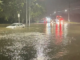 Flooding on the corner of Seabrooke and Margan avenues in New Lynn
